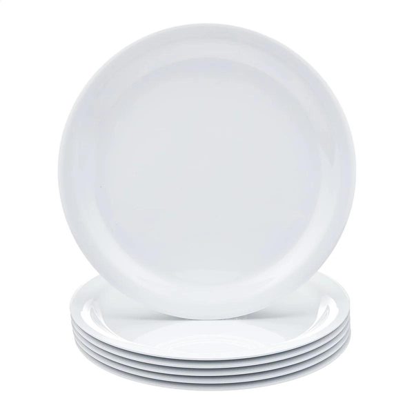 Amazon Basics 9 IN. Melamine Plate - 6 PC