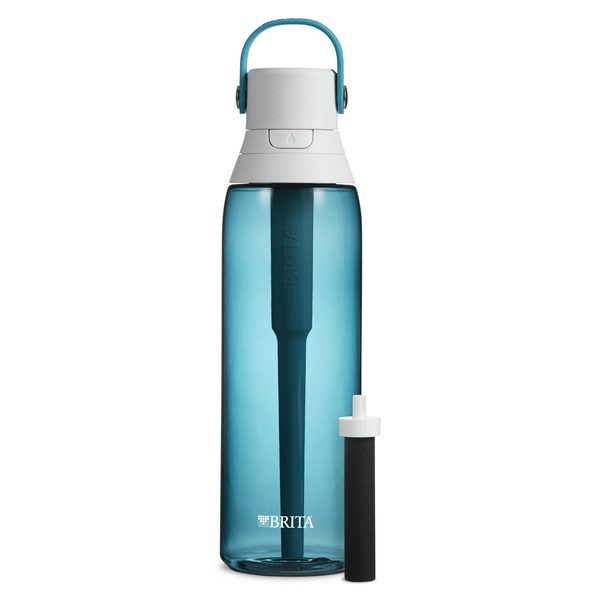 Brita Filtering Water Bottle, 26 OZ, SEA Glass