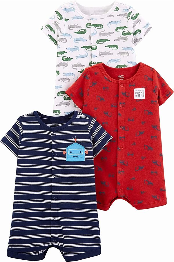 3-6 Months Simple JOYS Carter's Baby-boys Rompers