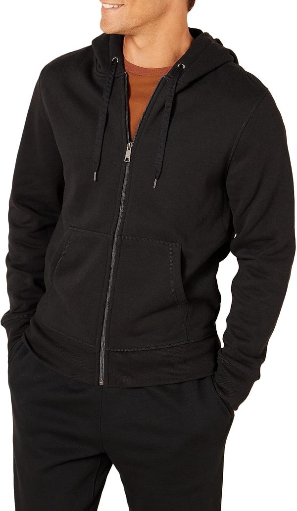 M Amazon Essentials Men's Full-zip Hoodie