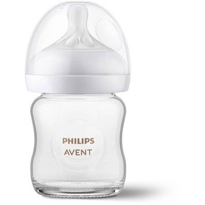 NA Philips Avent Natural Glass BABY Bottles, 4OZ