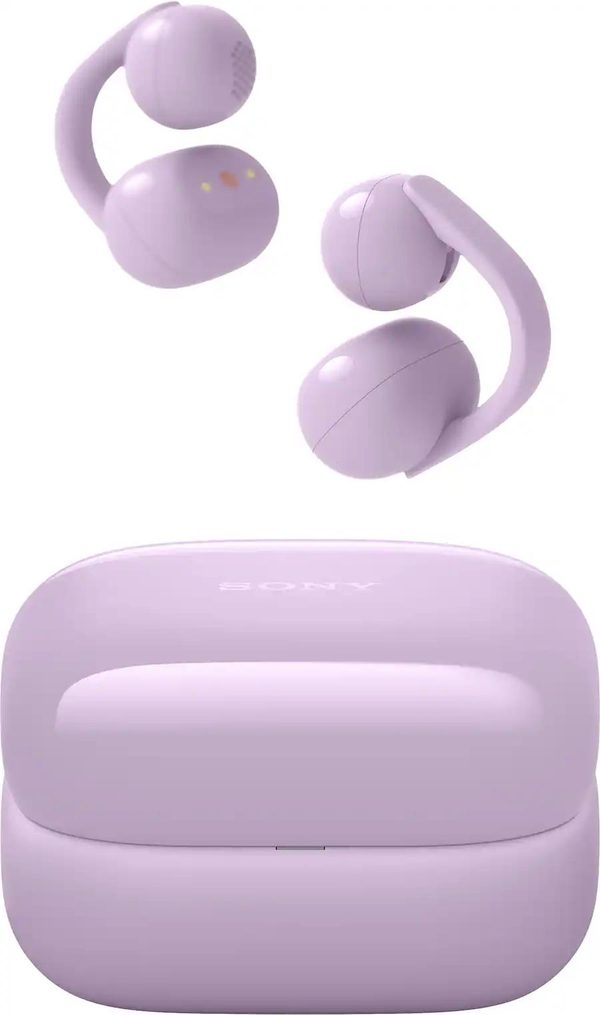 SONY Linkbuds CLIP Open-ear Earbuds, Lavender