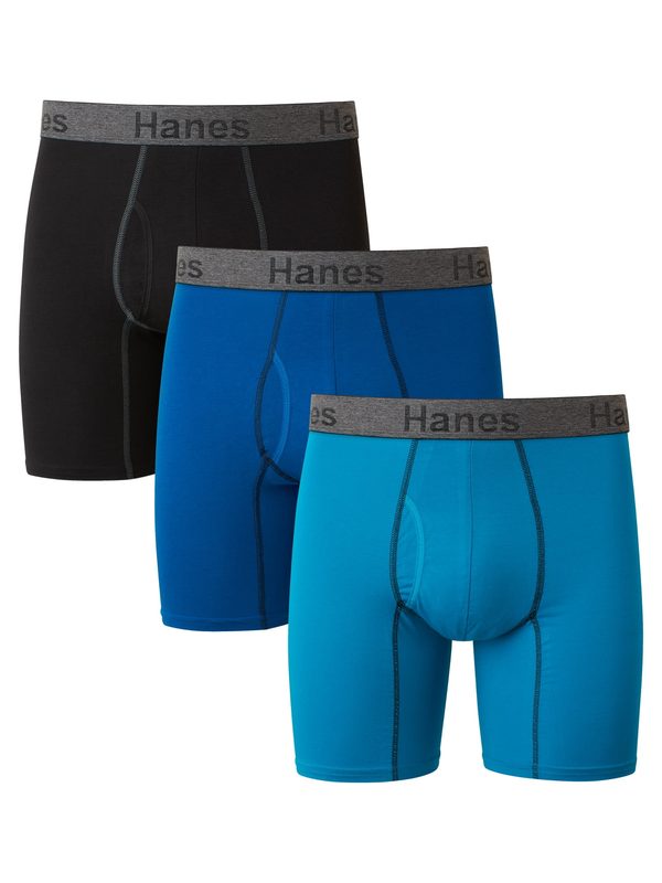 Small Hanes Men's Boxer Briefs, Stretch Cotton